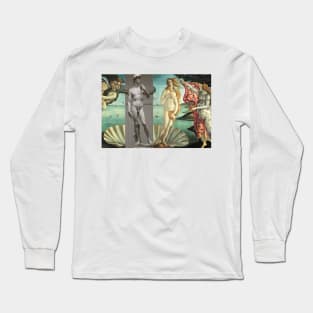 Virtual Meeting of David and Aphrodite  #Virtual #Meeting #David #Aphrodite Long Sleeve T-Shirt